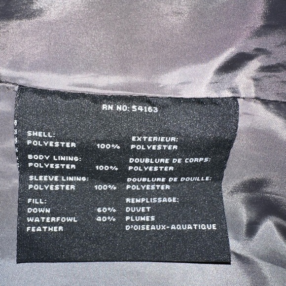 Black Andrew Marc women’s down jacket, size Large - Picture 5 of 7